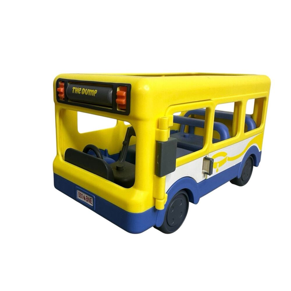 Bluey 2018 Chunky Chimp Yellow School Adventure Bus Children's Toy